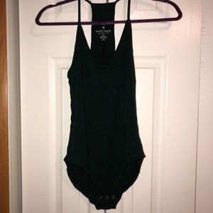 dark green bodysuit